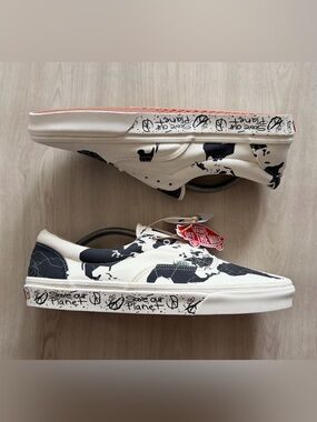 Vans UA Era “Save Our Planet” Sneaker - White/Black - Sz 11.5 - New